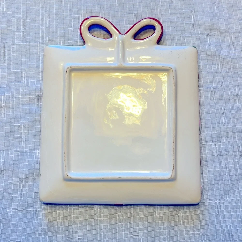 HOLIDAYAY CHRISTMAS CERAMIC PLATE - Picture 3 of 5